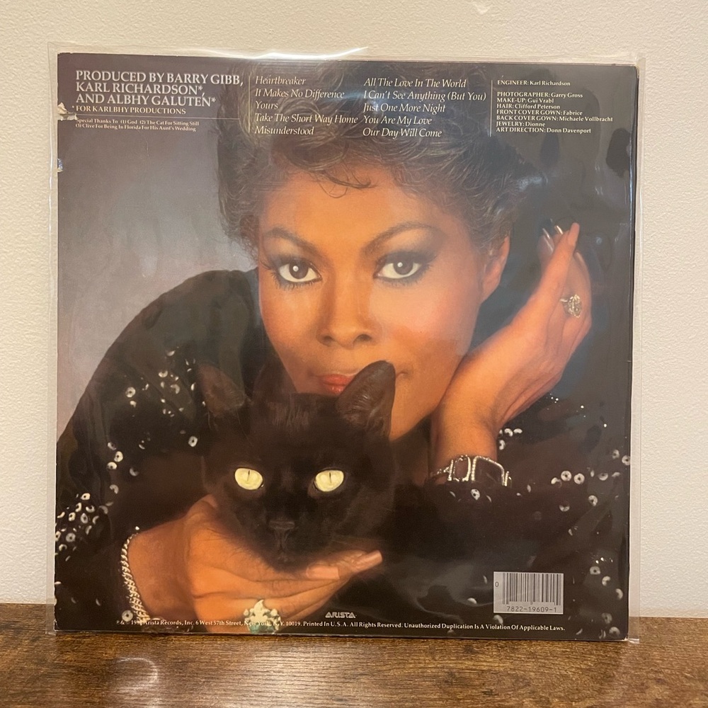Dionne Warwick “Heartbreaker” 12” Vinyl LP - Picture 2 of 3